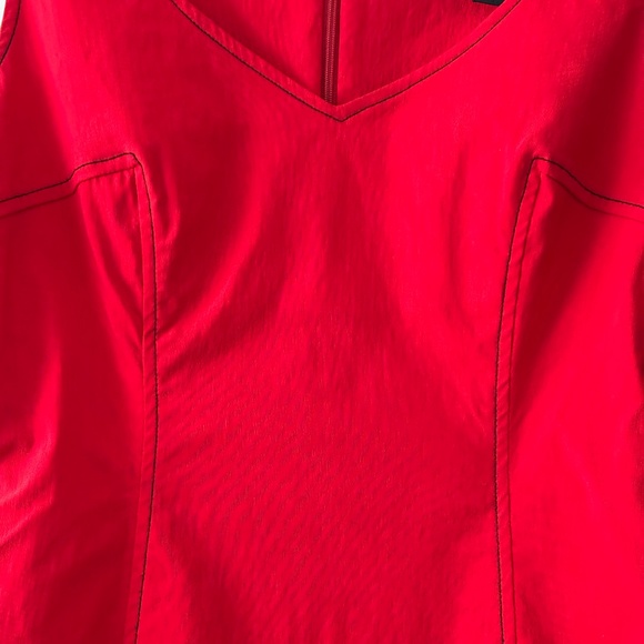 Express Stretch Sheath Dress - Red Size 1/2 - Picture 7 of 8